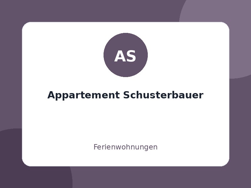 Appartement Schusterbauer
