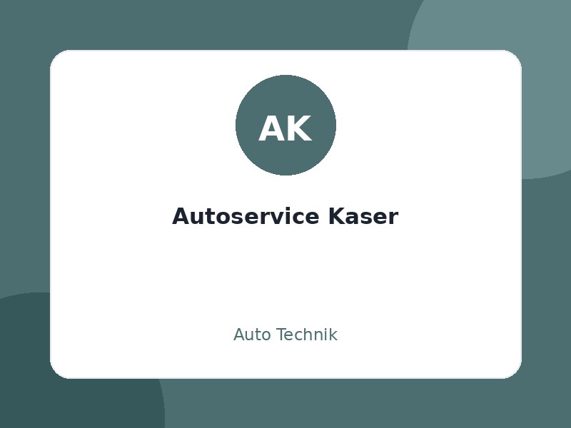 Autoservice Kaser