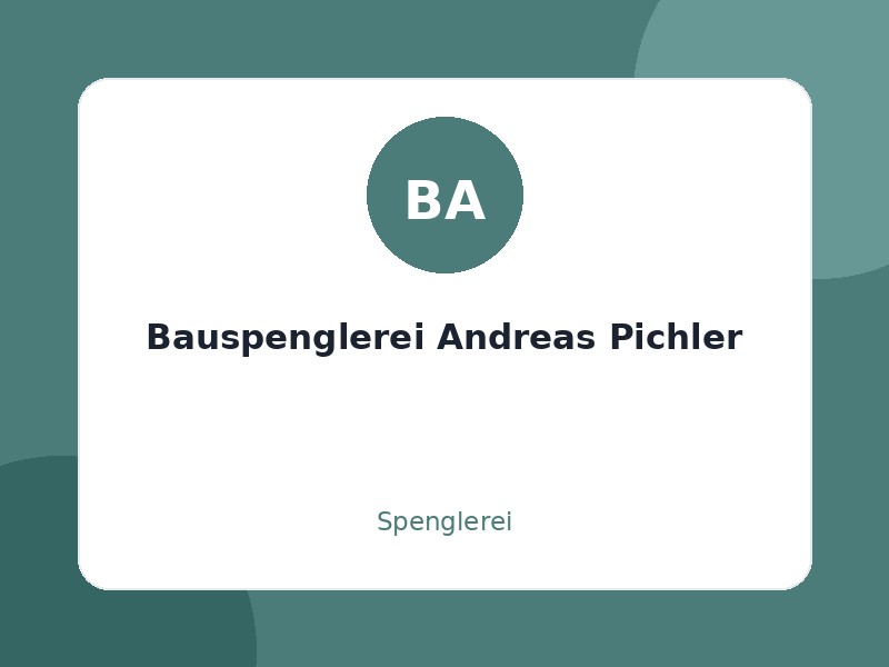 Bauspenglerei Andreas Pichler