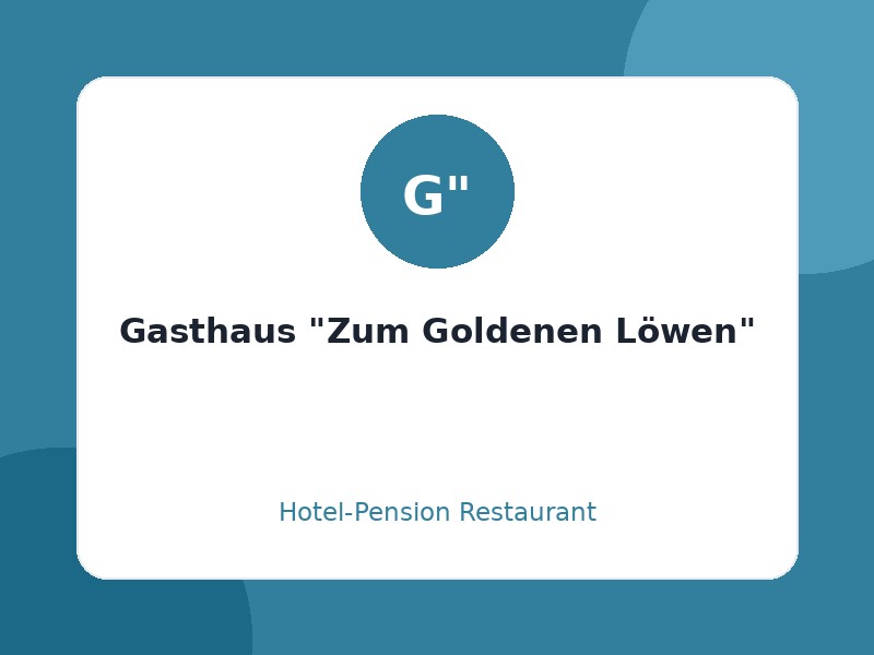 Gasthaus "Zum Goldenen Löwen" 