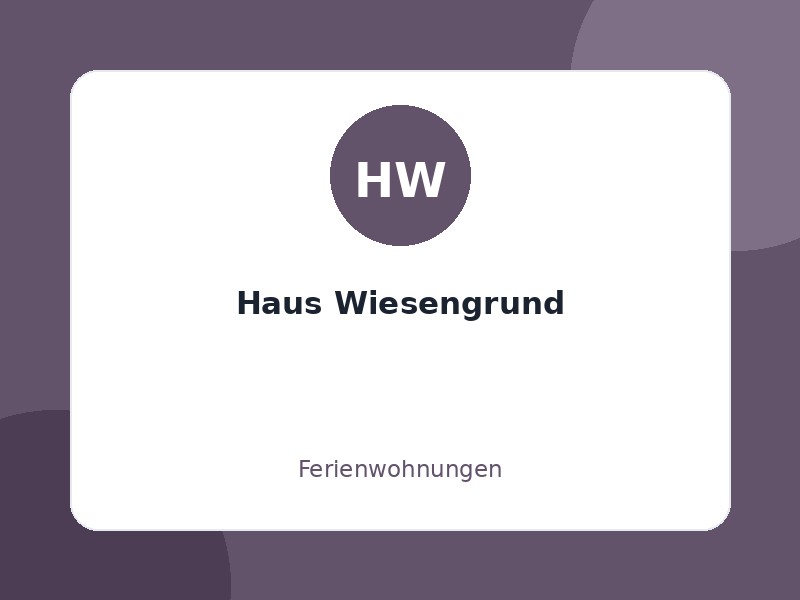 Haus Wiesengrund