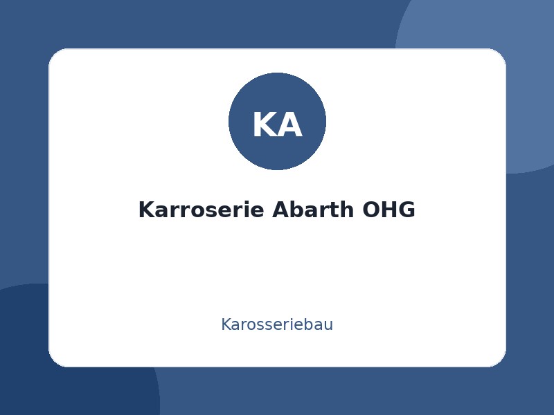 Karroserie Abarth OHG