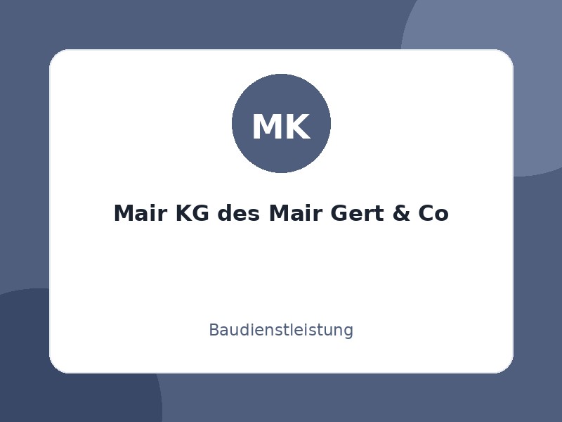 Mair KG des Mair Gert & Co