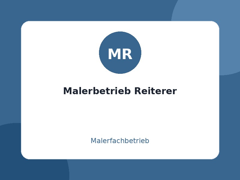 Malerbetrieb Reiterer