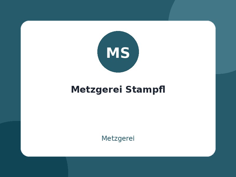 Metzgerei Stampfl