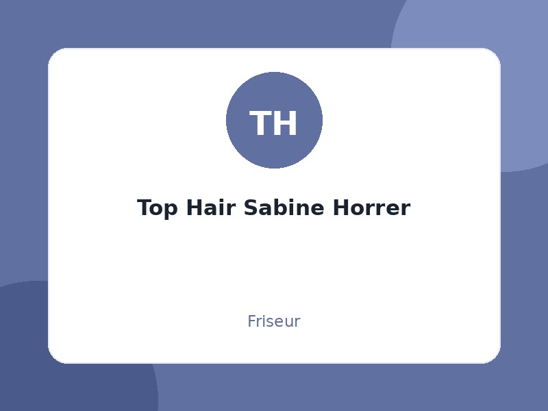 Top Hair Sabine Horrer