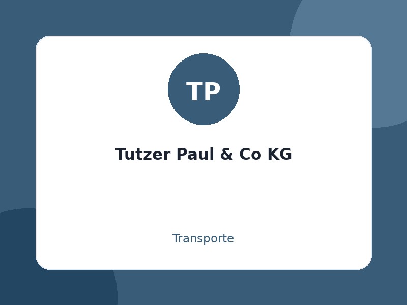 Tutzer Paul & Co KG